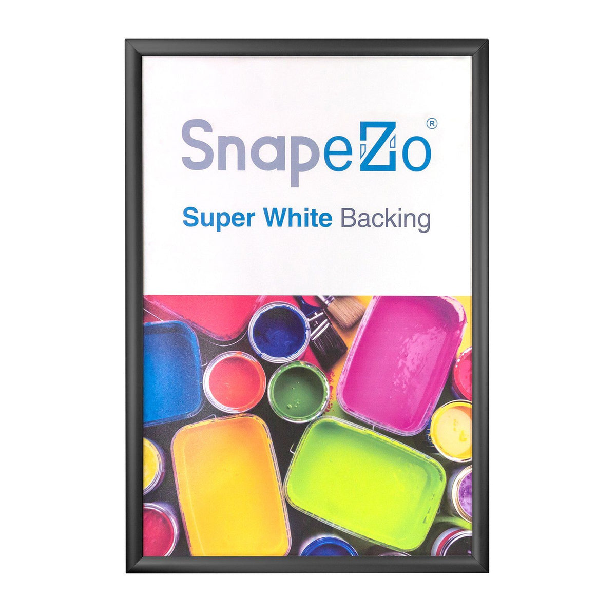 24x48 Black Snapezo® Snap Frame 1.7" Profile Snap Frames Direct