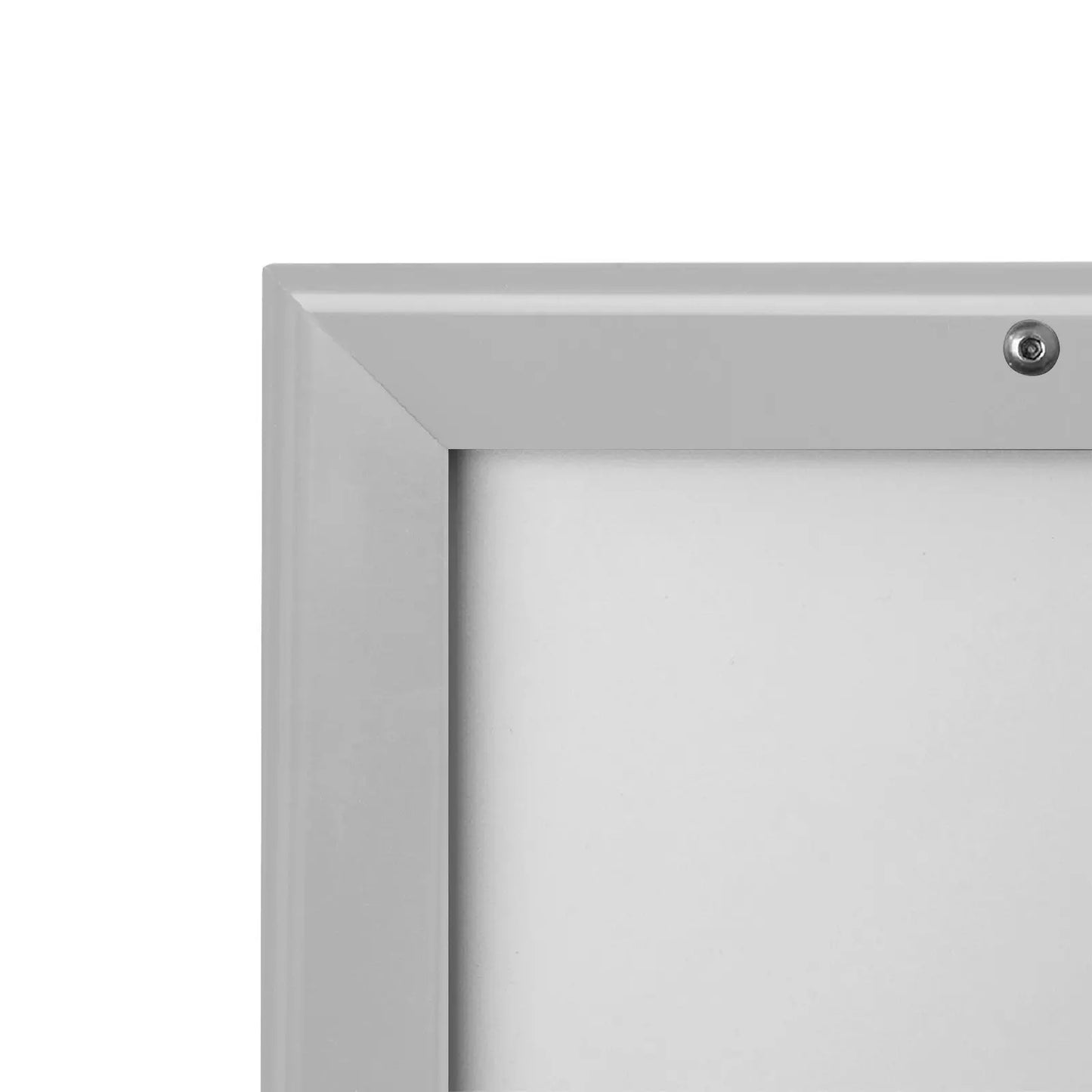 Silver locking snap frame poster size 16X20 - 1.25 inch profile - Snap Frames Direct