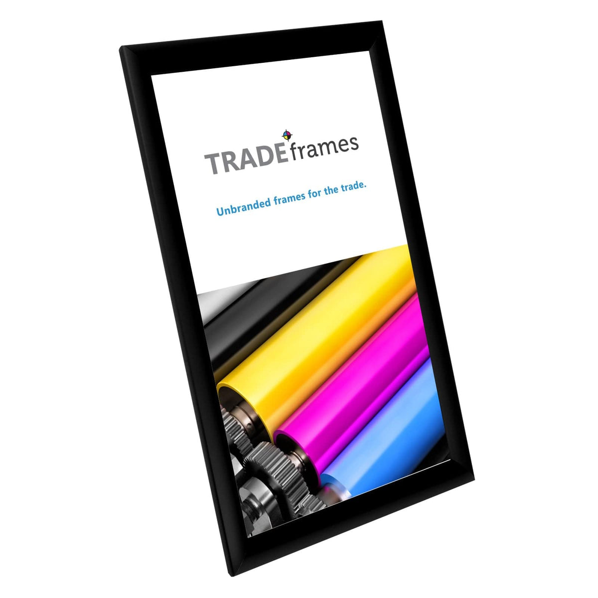 10x18 Inches Black Snap Frame 1" Profile Snap Frames Direct