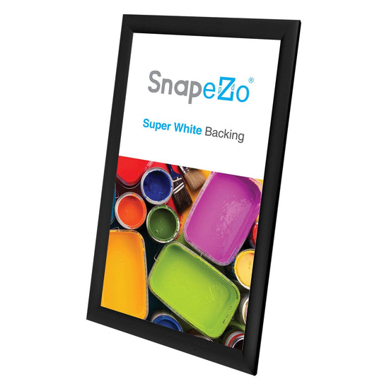 10x18 Black SnapeZo® Poster Snap Frame 1" - Snap Frames Direct