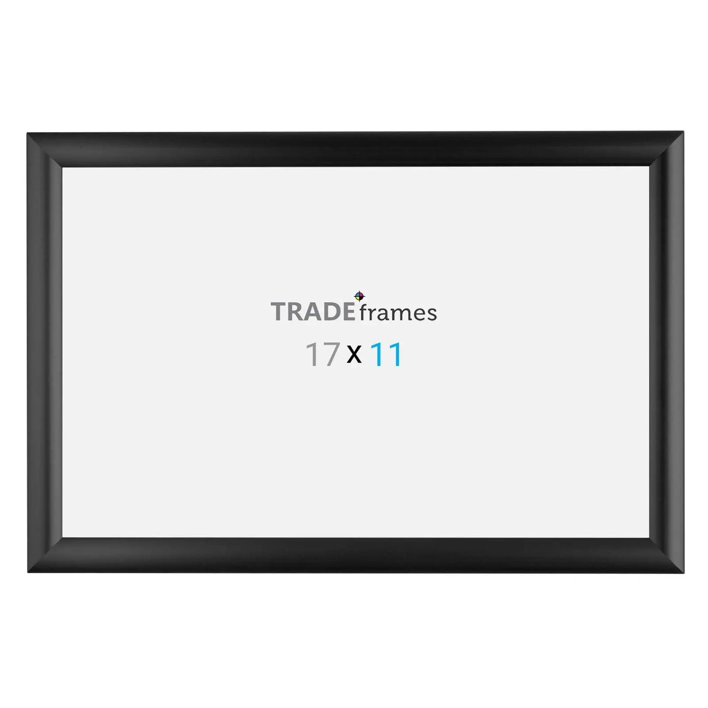 11x17 Inches Black Snap Frame - 1" Profile - Snap Frames Direct