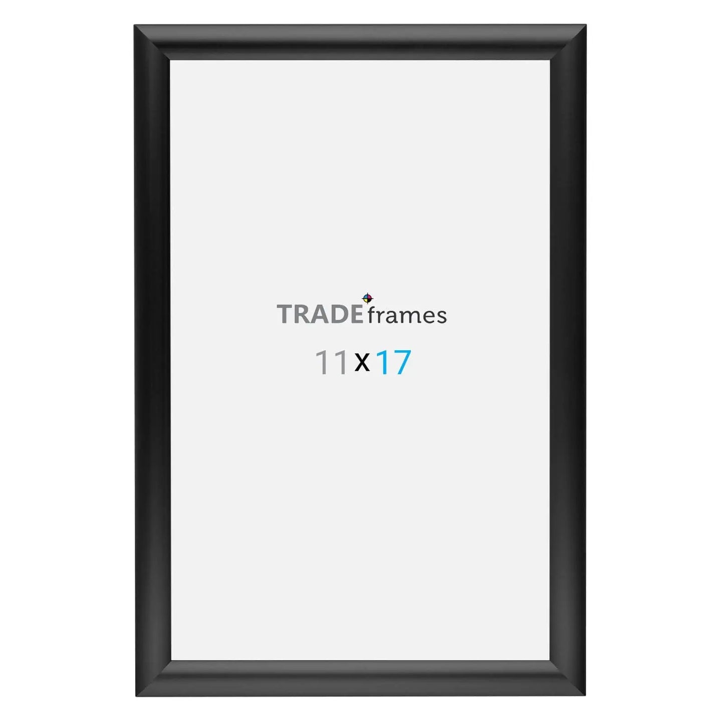 11x17 Inches Black Snap Frame - 1" Profile - Snap Frames Direct
