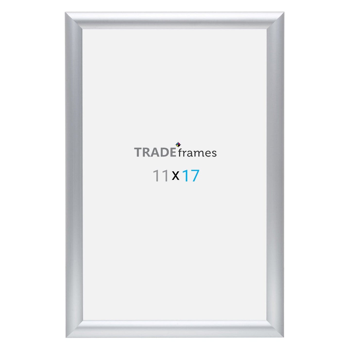 11x17 Inches Silver Snap Frame - 1" Profile - Snap Frames Direct
