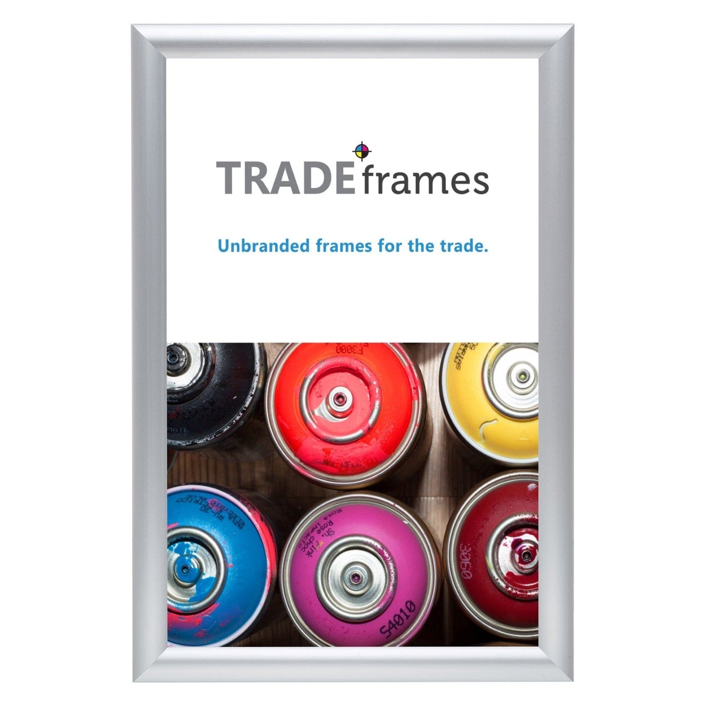 11x17 Inches Silver Snap Frame - 1" Profile - Snap Frames Direct