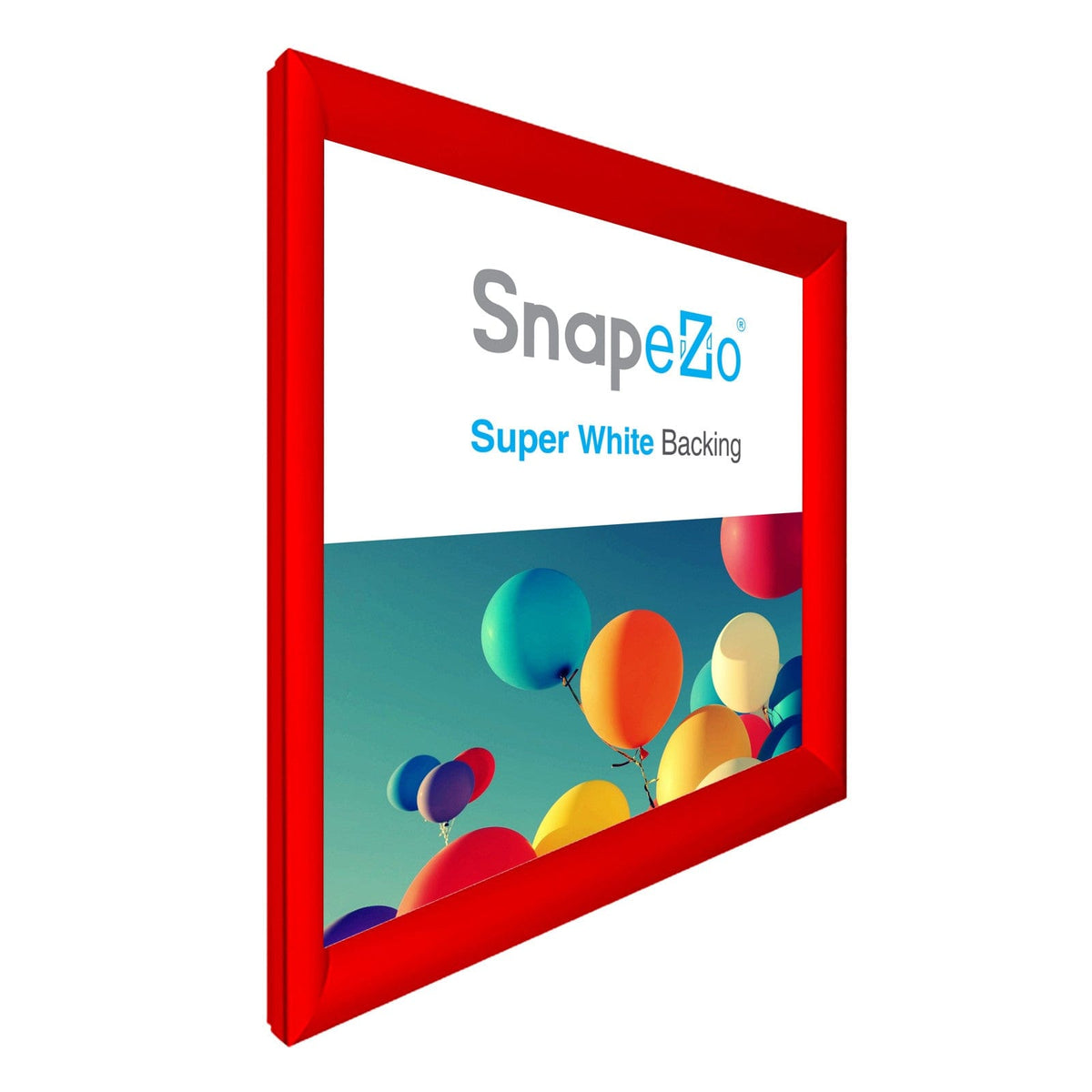 28x28 Red Snapezo® Snap Frame 1.2" Profile Snap Frames Direct