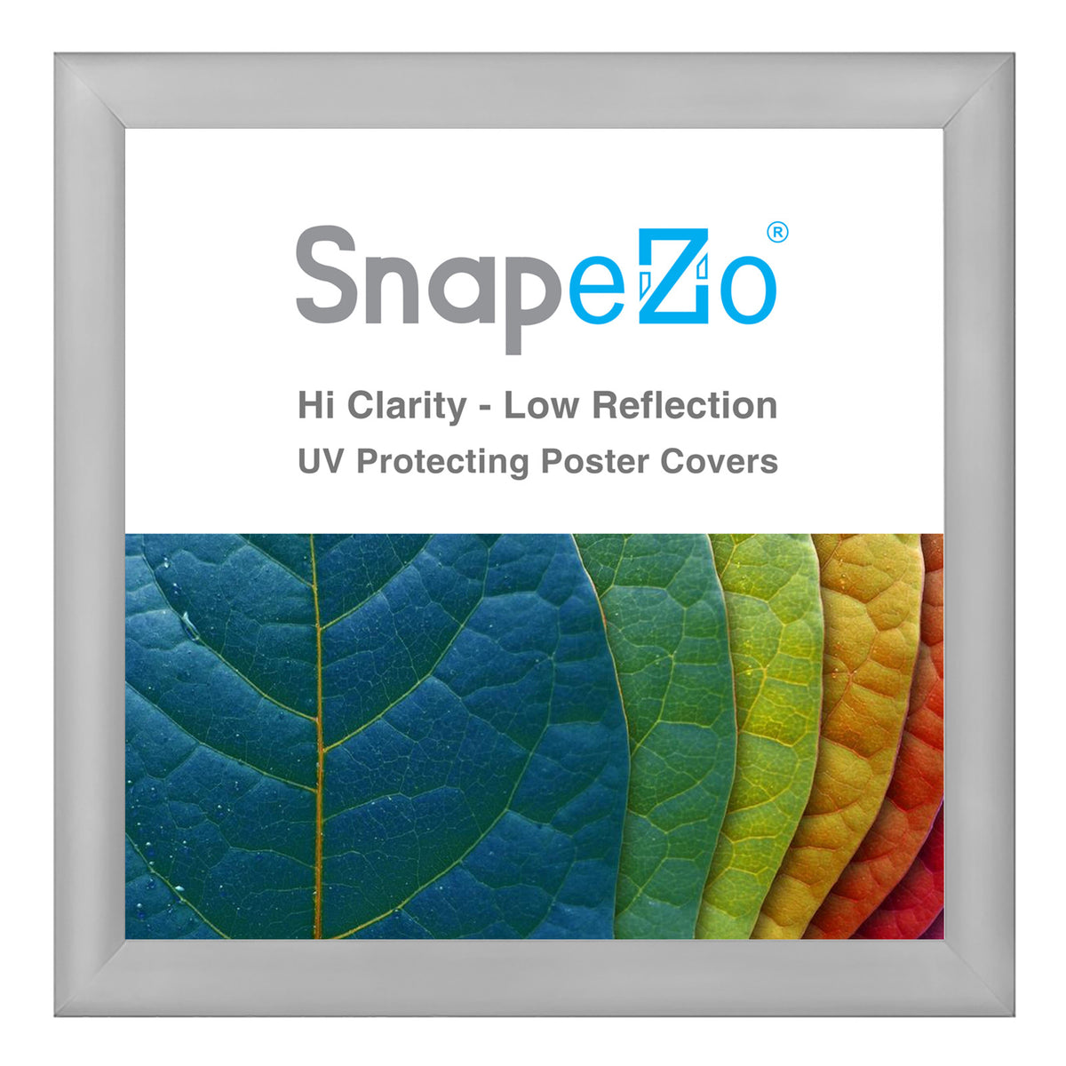 30x30 Silver Snap Frame Snap Frames Direct