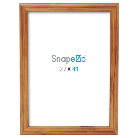27x41 Wood Effect Movie Poster Frame 1.25 Inch SnapeZo® - Snap Frames Direct