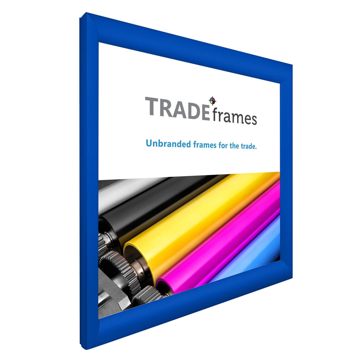 24x24 Blue Snap Frame 24x24 1.2 inch profile Snap Frames Direct