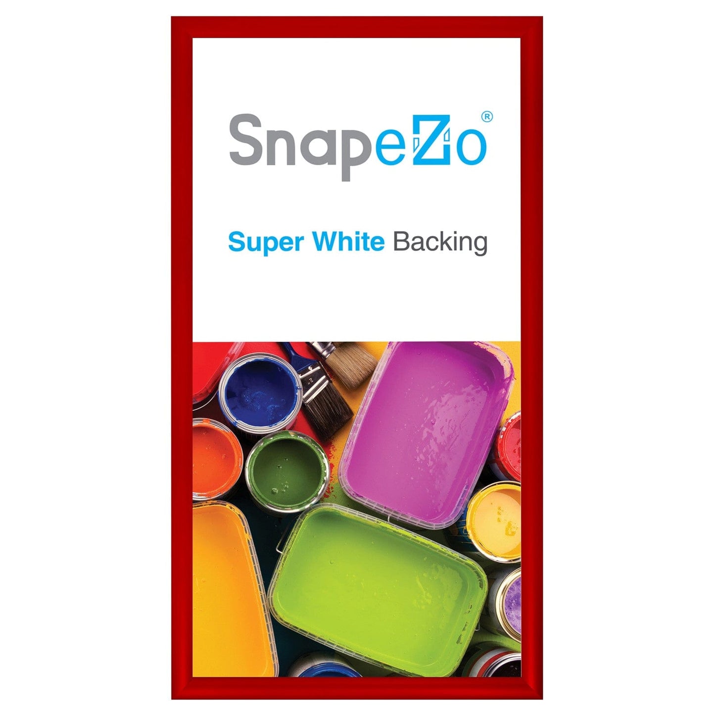 10x20 Red SnapeZo® Snap Frame - 1.2" Profile - Snap Frames Direct