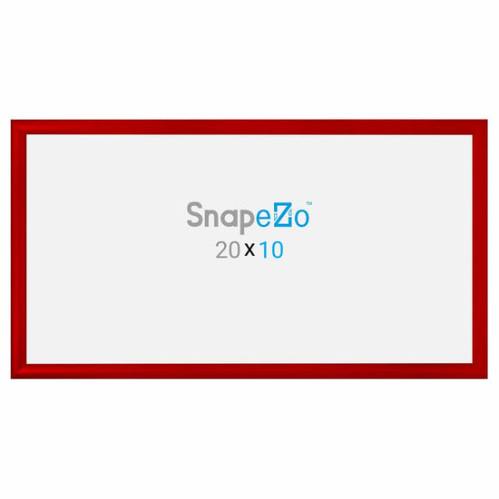 10x20 Red SnapeZo® Snap Frame - 1.2" Profile - Snap Frames Direct