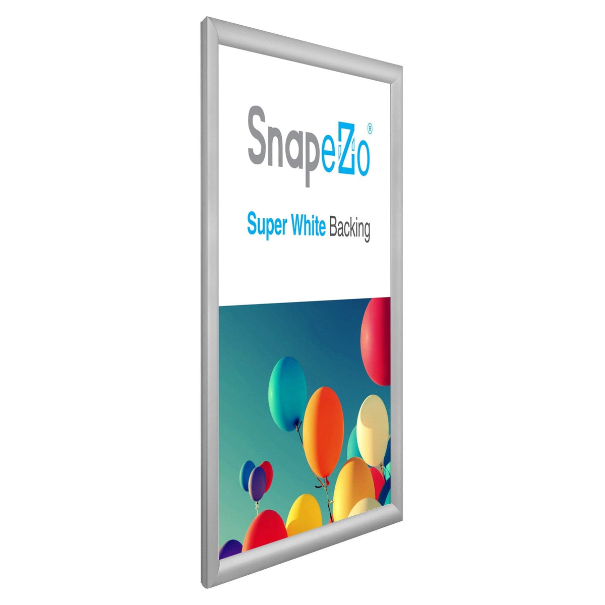 19x25 Silver Snapezo® Snap Frame 1.2" Profile Snap Frames Direct