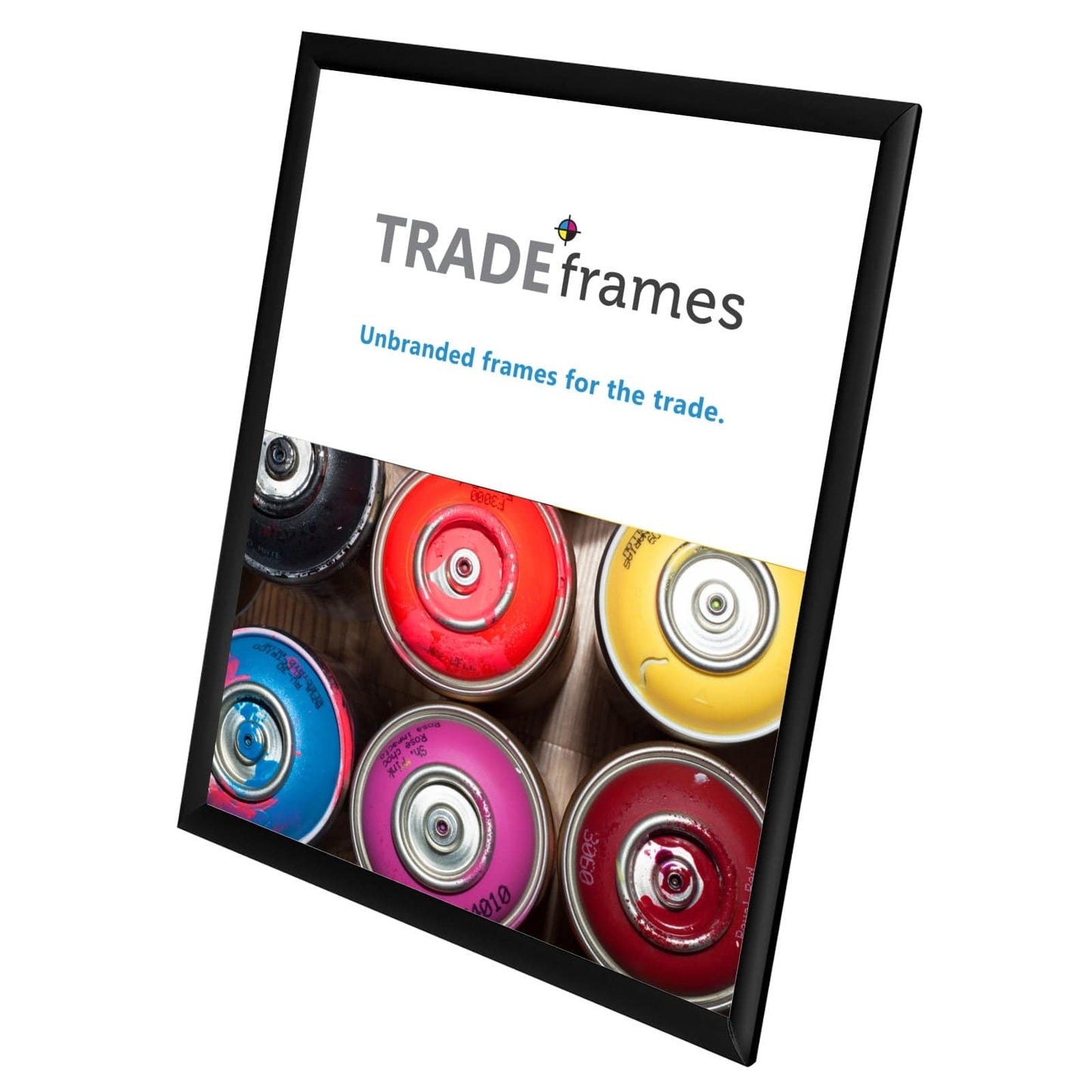 17x22 Black Snap Frame - 1" Profile - Snap Frames Direct