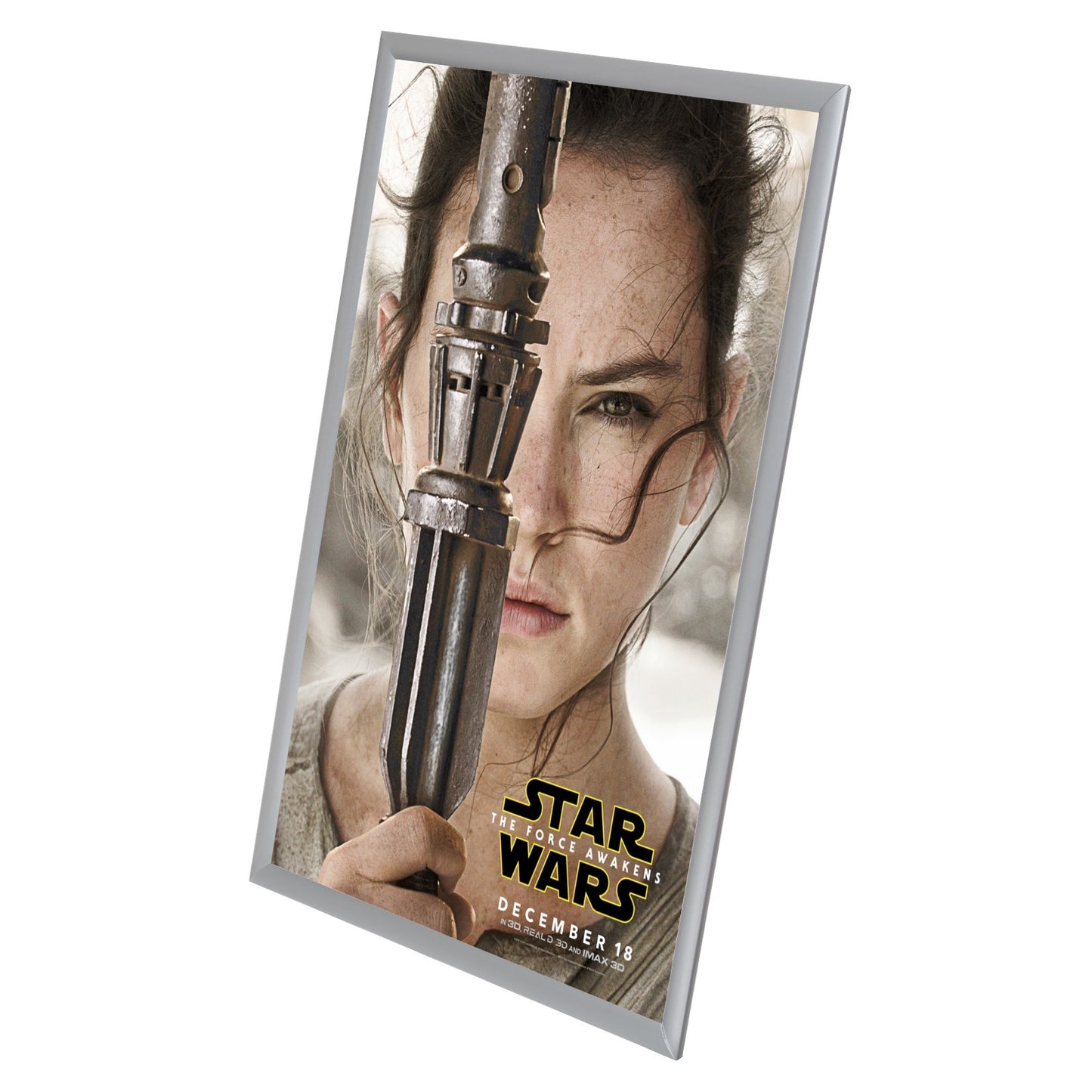 5 Case Pack of Silver 24x36 Movie Poster Frame - 1" Profile