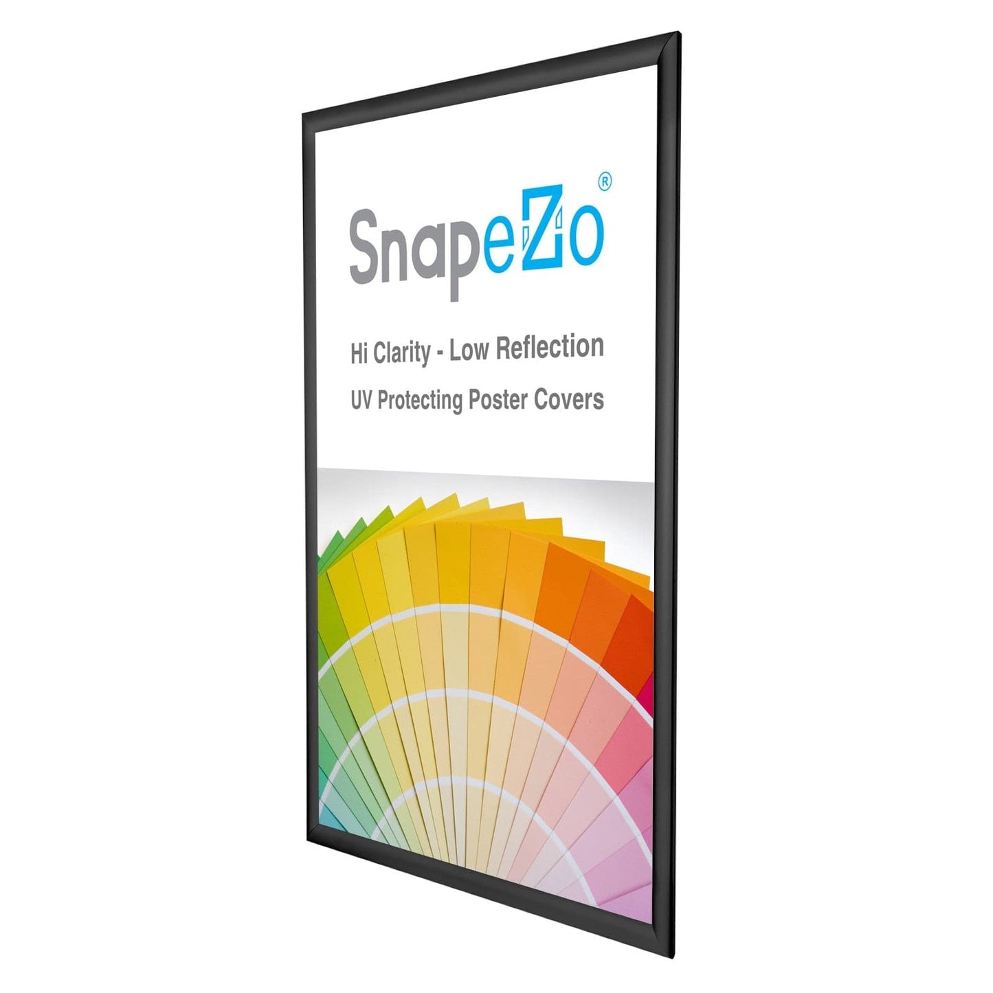 28x42 Black SnapeZo® Snap Frame - 1.2" Profile - Snap Frames Direct