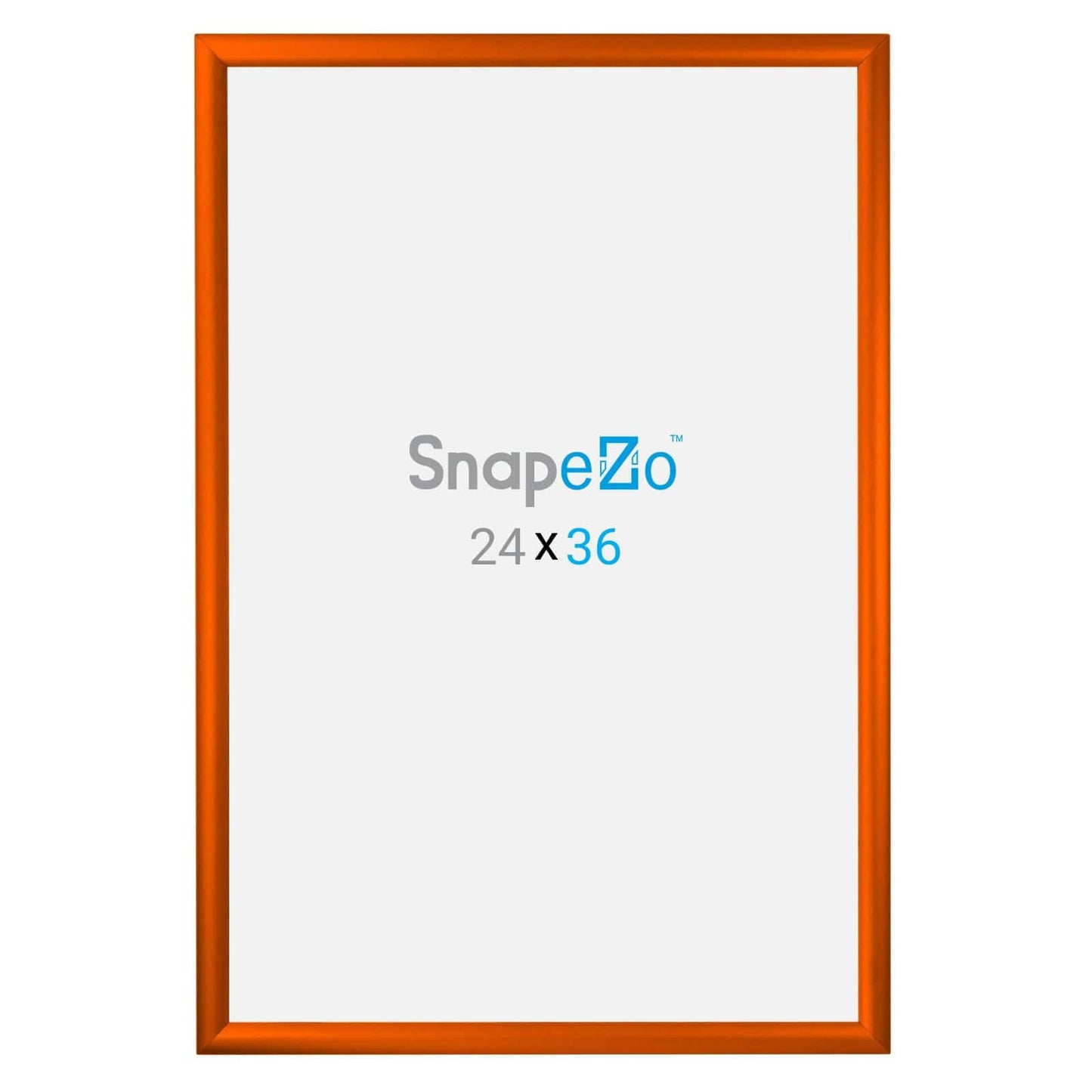 24x36 Orange SnapeZo® Snap Frame - 1.2" Profile - Snap Frames Direct