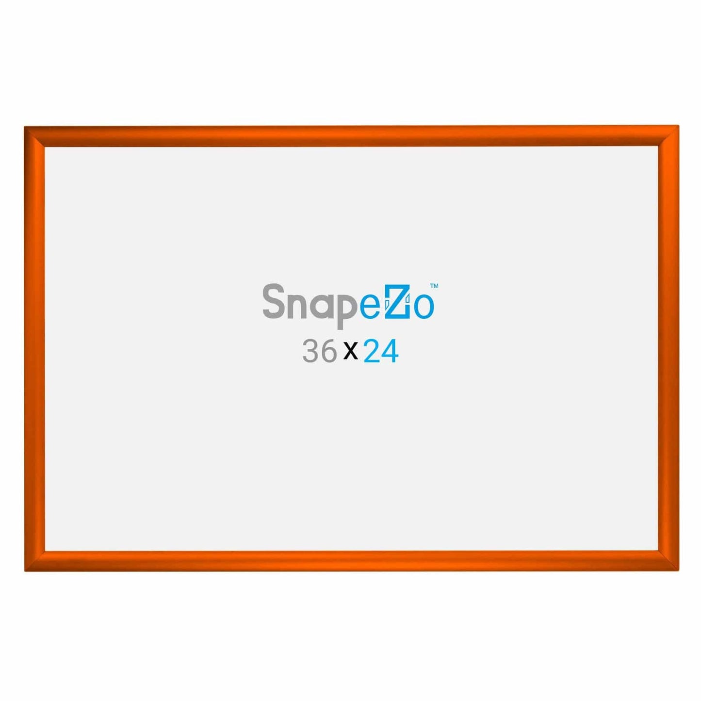 24x36 Orange SnapeZo® Snap Frame - 1.2" Profile - Snap Frames Direct
