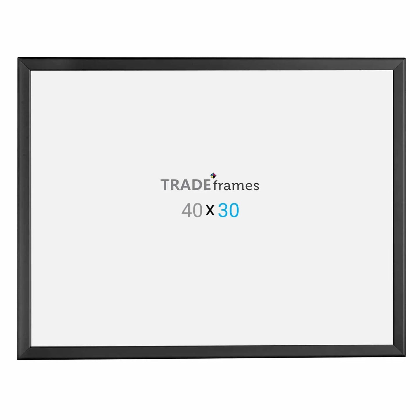 30x40 Black Snap Frame - 1.25" Profile - Snap Frames Direct