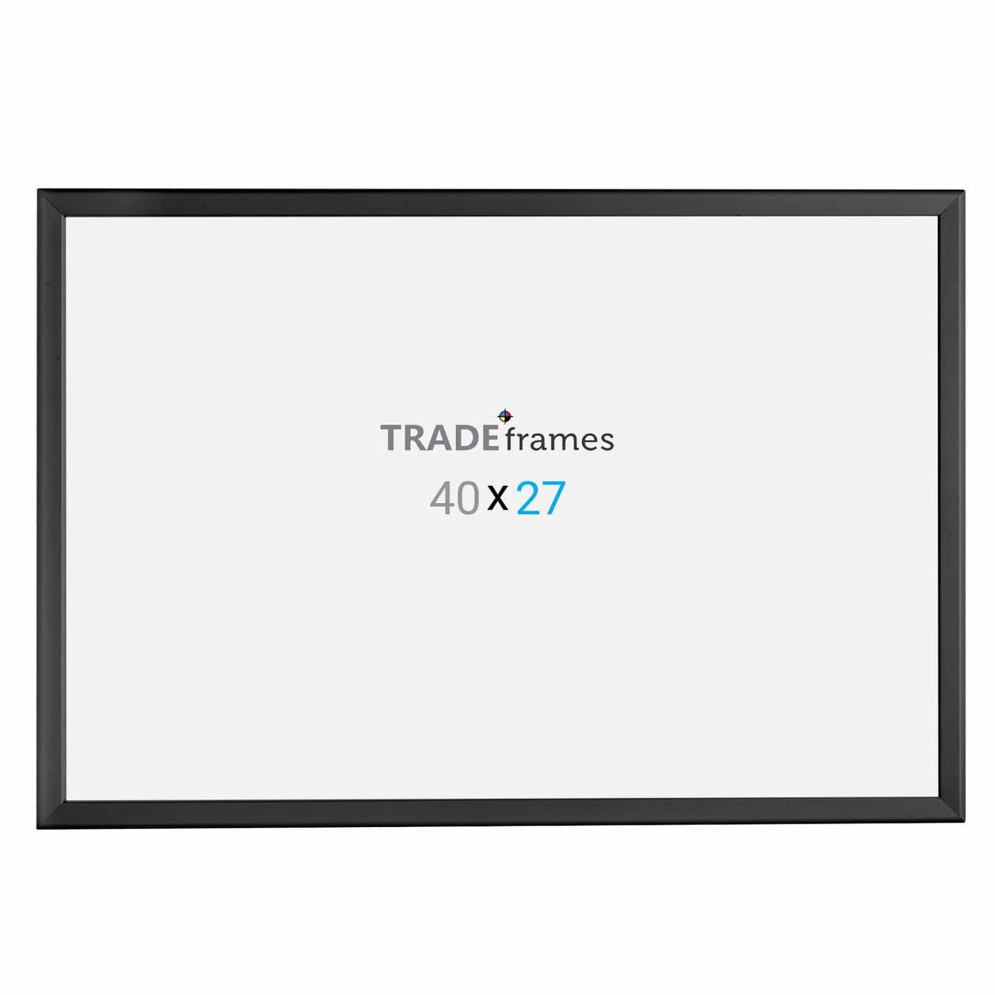 27x40 Black Movie Poster Frame 1.25 Inch - Snap Frames Direct