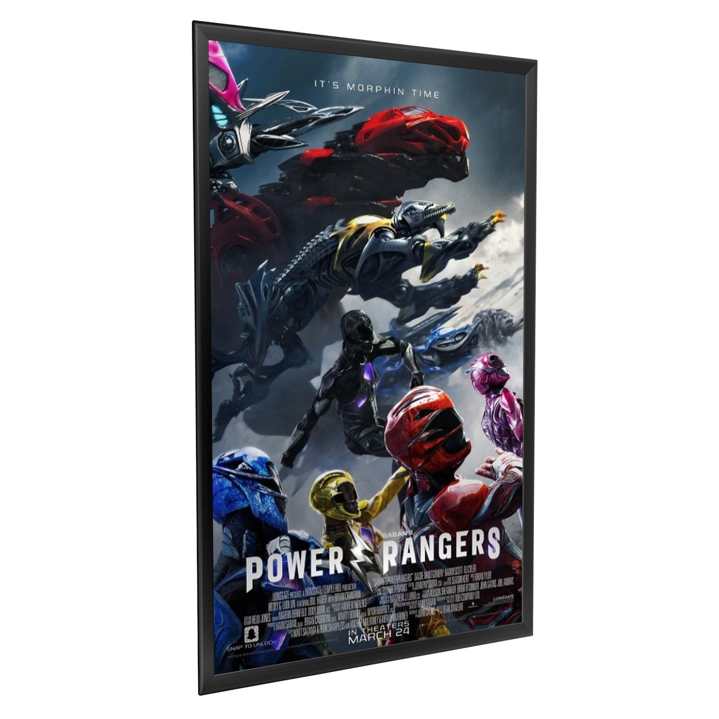 5 Case Pack of Black 24x36 Movie Poster Frame - 1.25" Profile