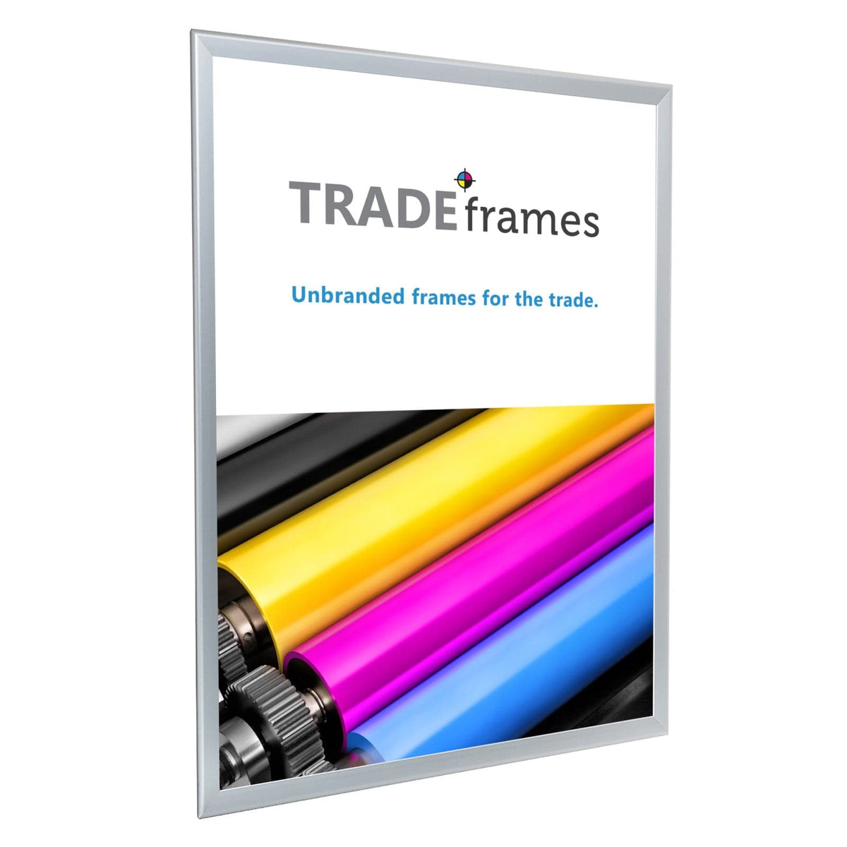 27x39 Silver Snap Frame 1.25" Profile Snap Frames Direct