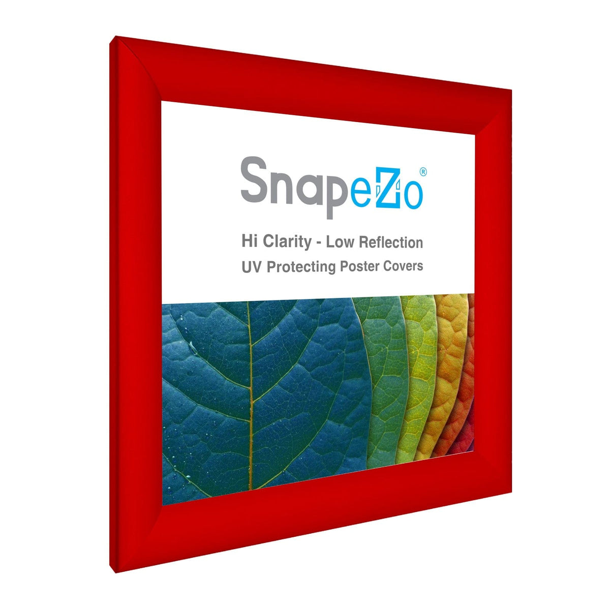 12x12 Red Snapezo® Snap Frame 1.2" Profile Snap Frames Direct