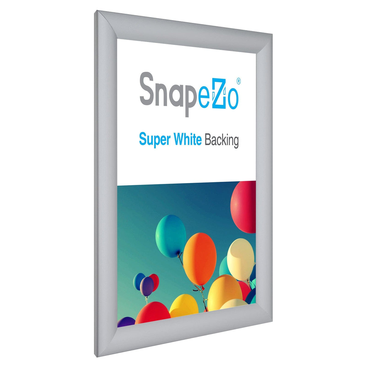 12x15 Silver Snapezo® Snap Frame 1.2" Profile Snap Frames Direct