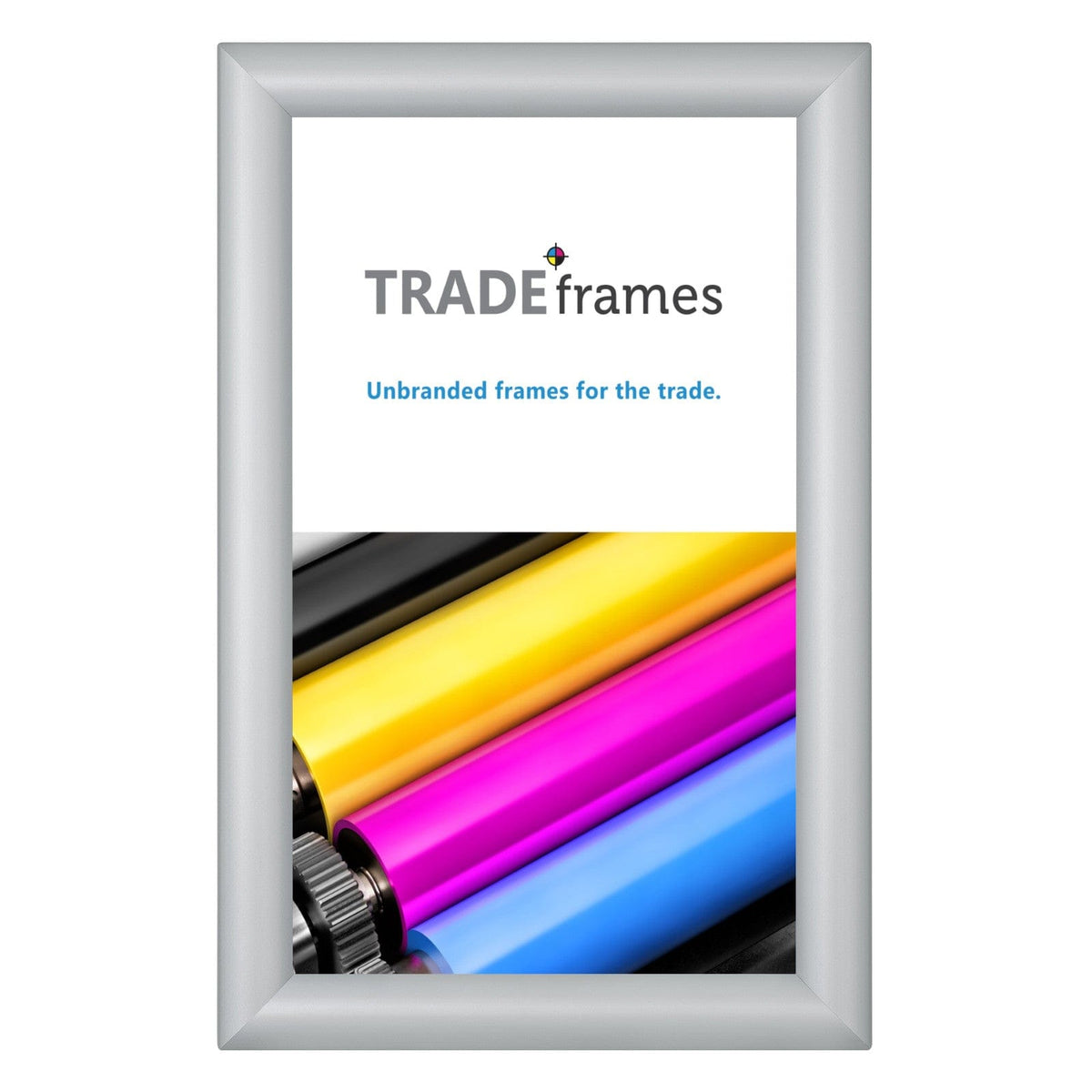 8.5x14 Silver Snap Frame 8.5x14 1.2 inch Profile Snap Frames Direct