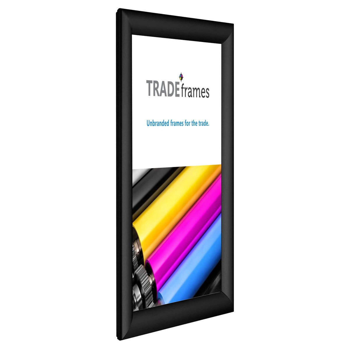 11.7 x 8.3 inches A4 Euro Size) Black Snap Frame 1" Profile Snap