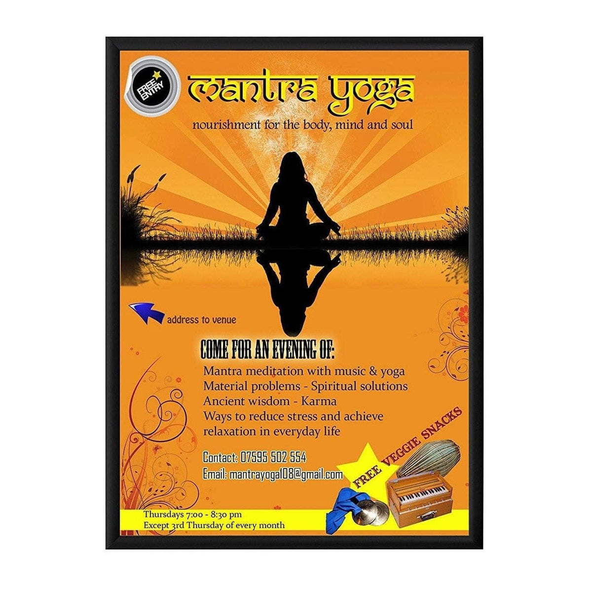 11x17 Black Snapezo® Window - 1