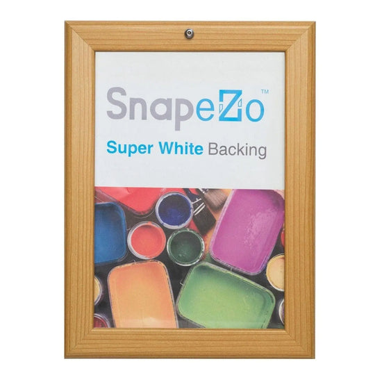 11x17 Light Wood SnapeZo® Locking - 1.25" Profile - Snap Frames Direct