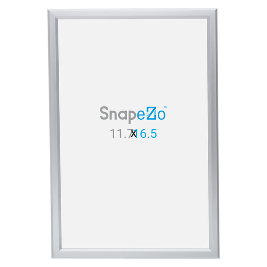 11.7 x 16.5 (A3 Euro Size) Silver Document Frame 0.8 Inch Snapezo®