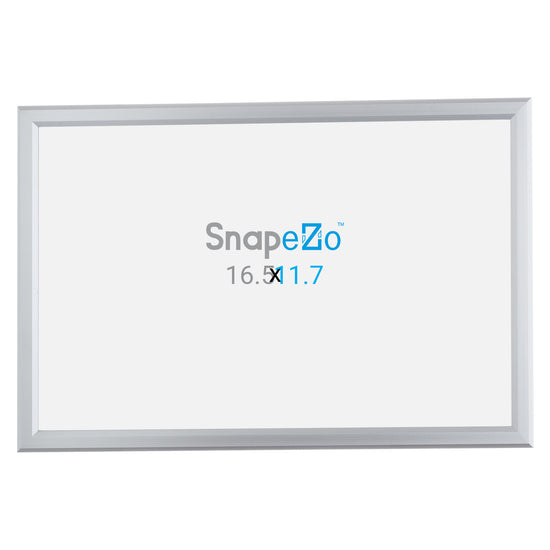 11.7 x 16.5 (A3 Euro Size) Silver Document Frame 0.8 Inch Snapezo®