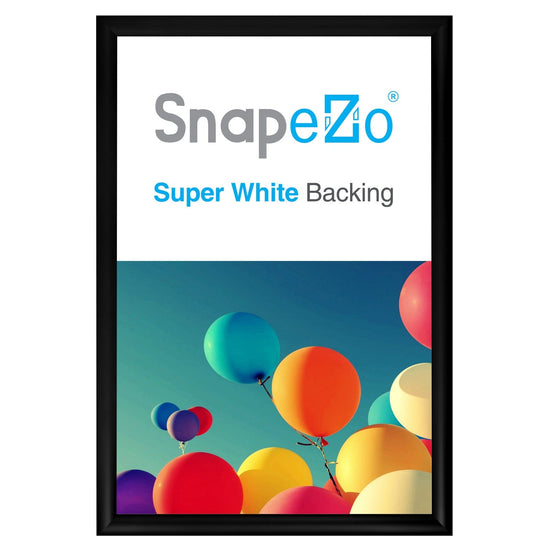 16x24 Black SnapeZo® Snap Frame - 1.2" Profile - Snap Frames Direct