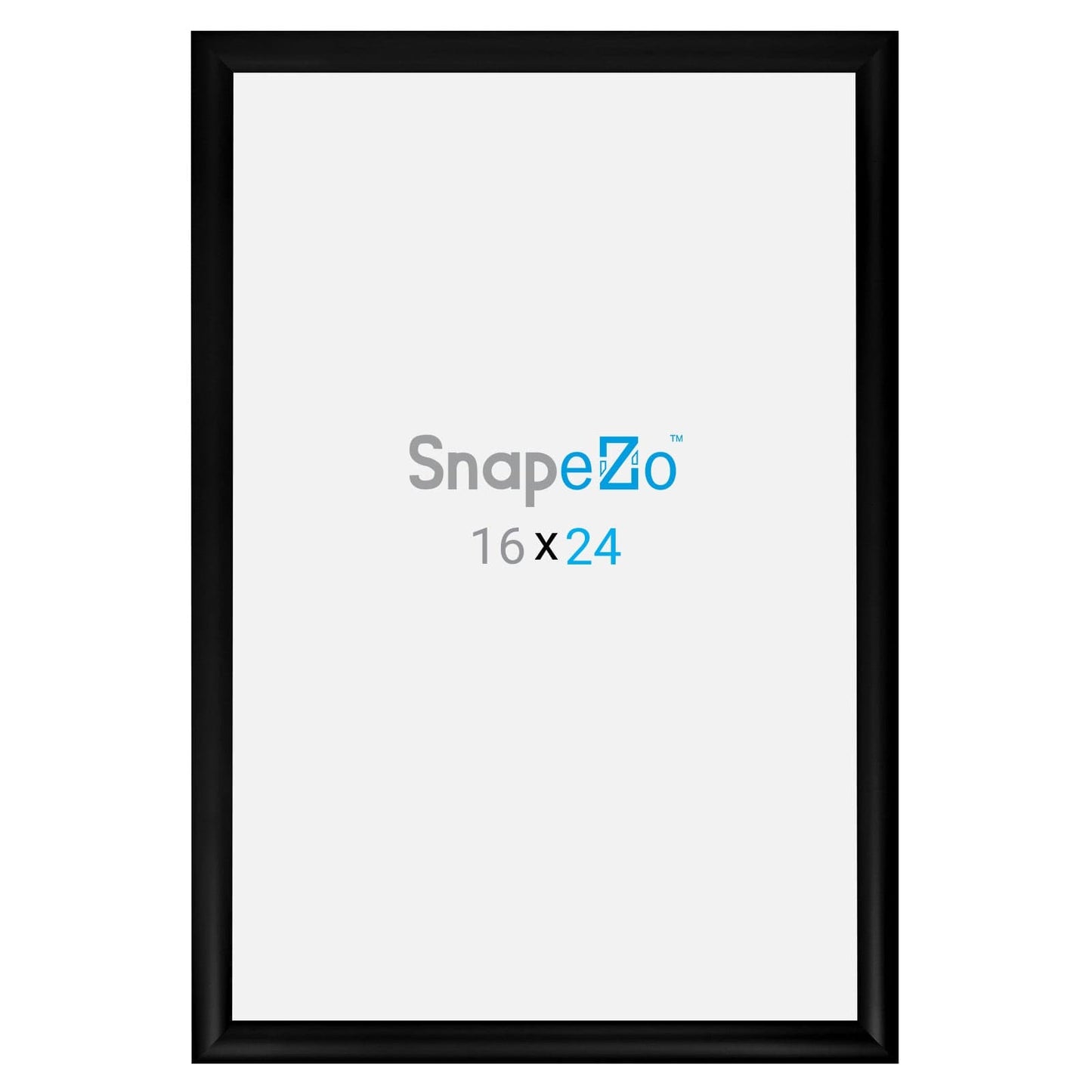 16x24 Black SnapeZo® Snap Frame - 1.2" Profile - Snap Frames Direct