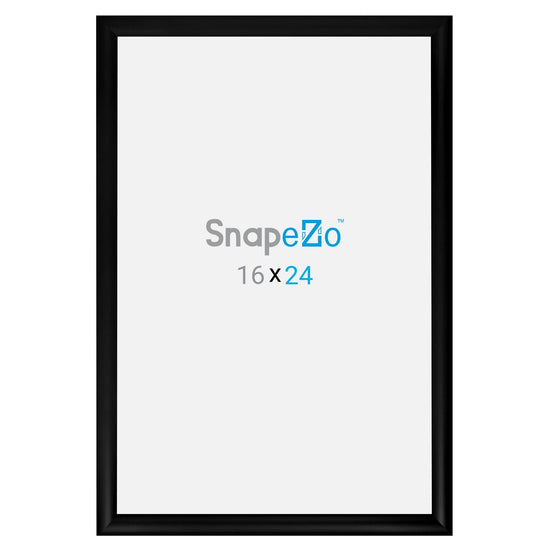 16x24 Black SnapeZo® Snap Frame - 1.2" Profile - Snap Frames Direct