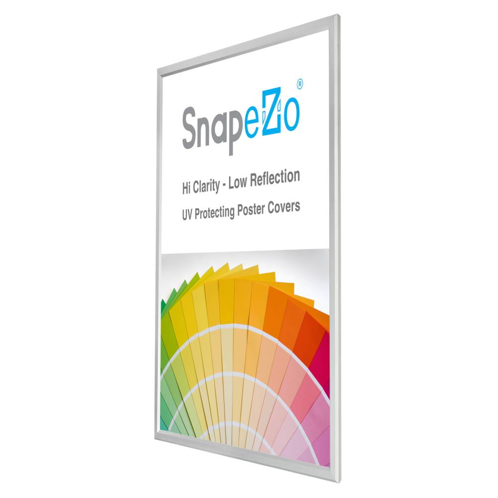 18x24 Silver Snapezo® Snap Frame - 0.8" Profile