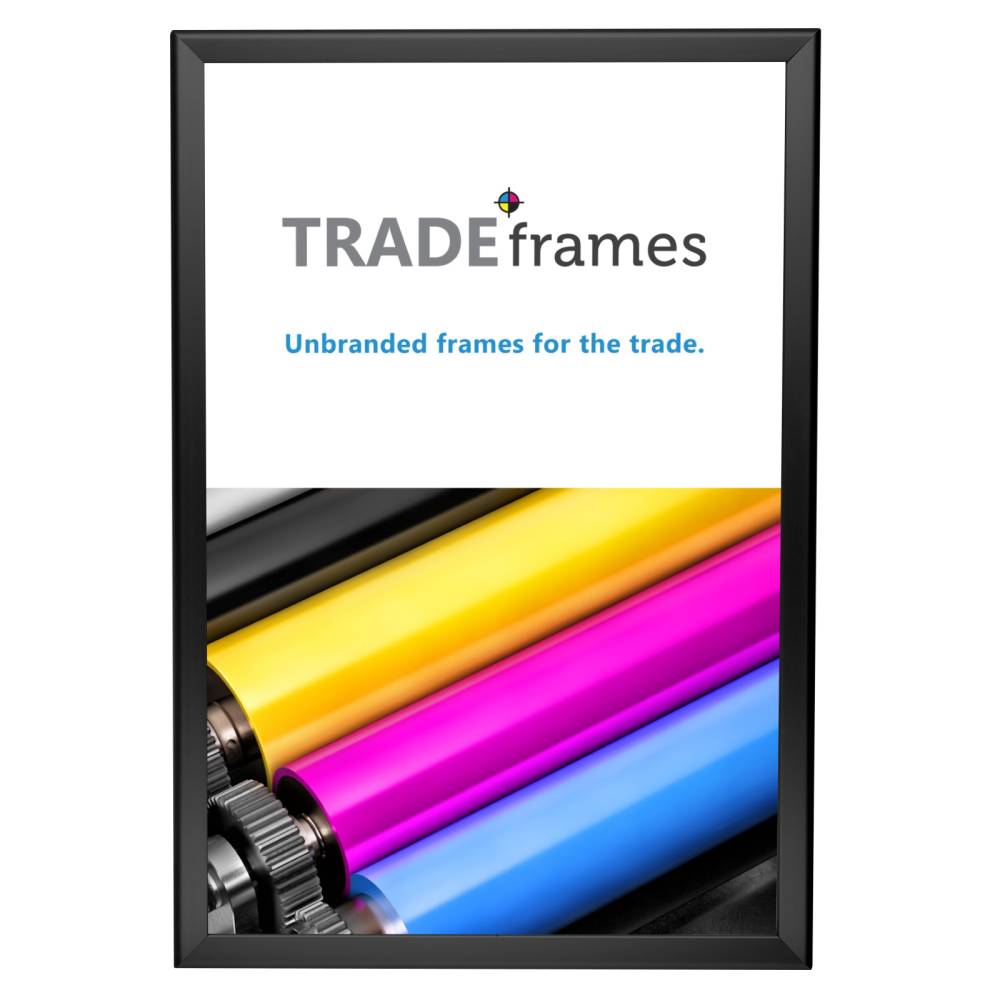 16x40 Black Snap Frame 1.25 Inch Profile