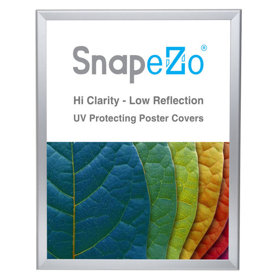 14x17 (External Dimensions) Silver Snapezo® Snap Frame - 1.25" Profile