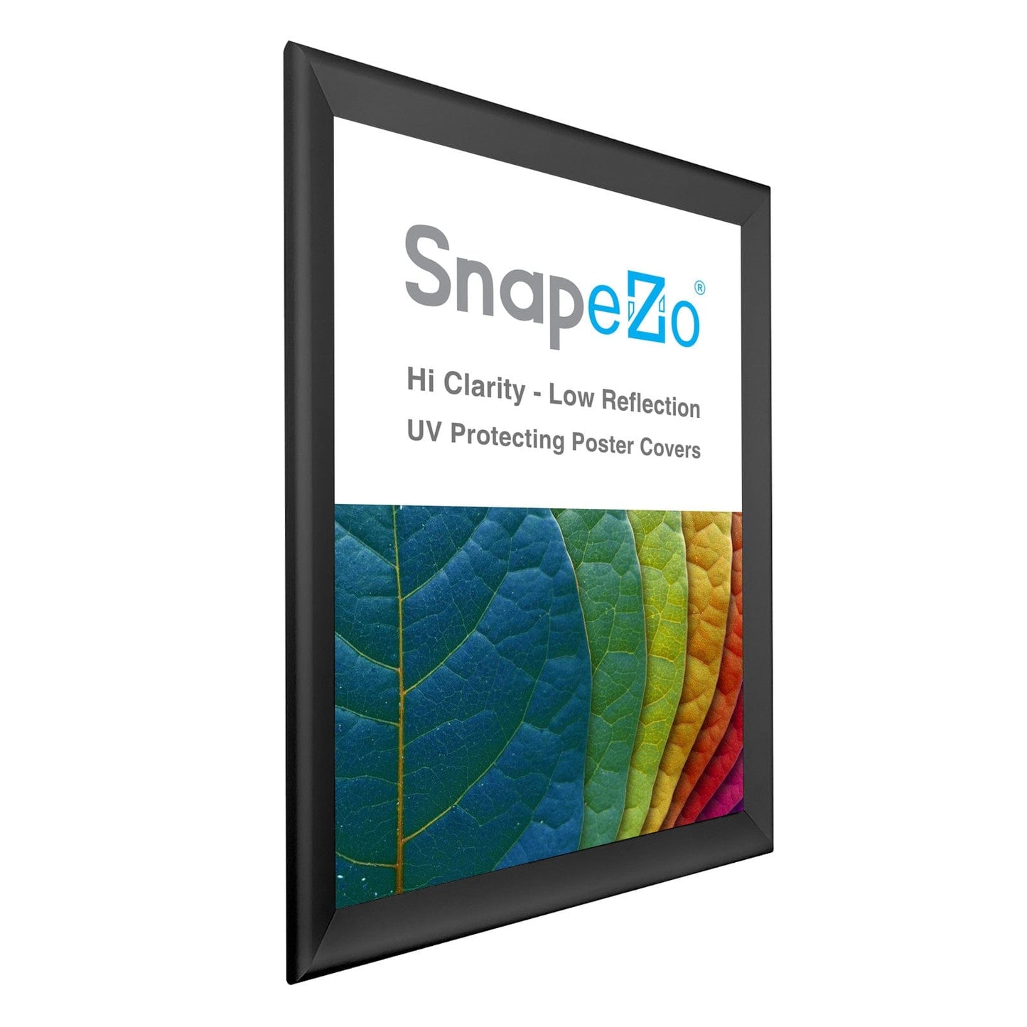 31x44 Inches Black SnapeZo® Snap Frame - 1.7" profile - Snap Frames Direct