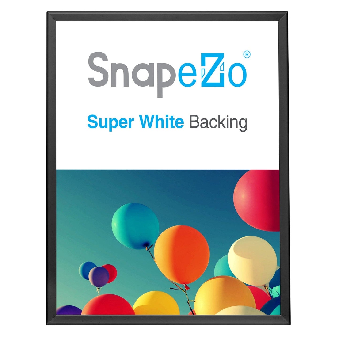 36x48 Black Jumbo Snapezo® Frame 1.7 Inch Profile