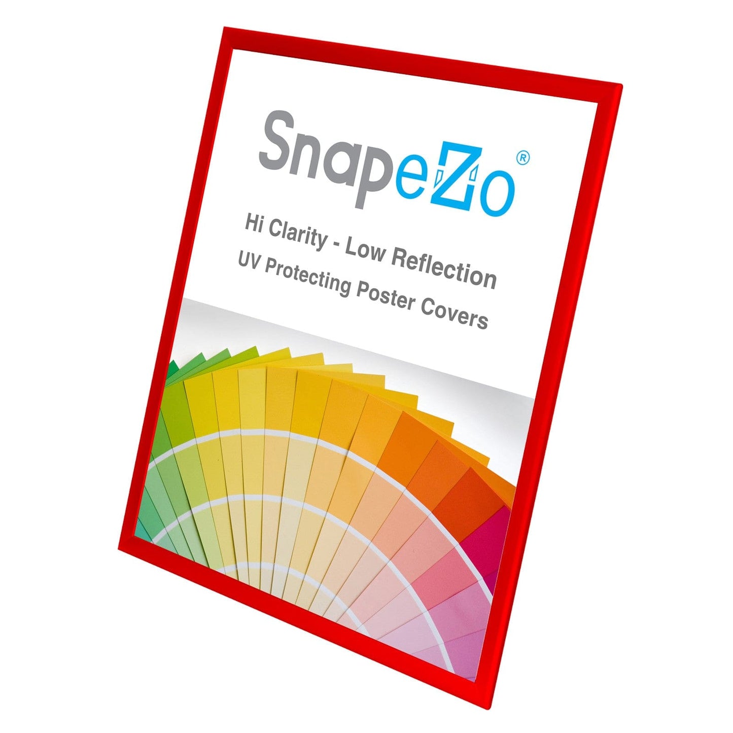 36x48 Red SnapeZo® Snap Frame - 1.25" Profile - Snap Frames Direct