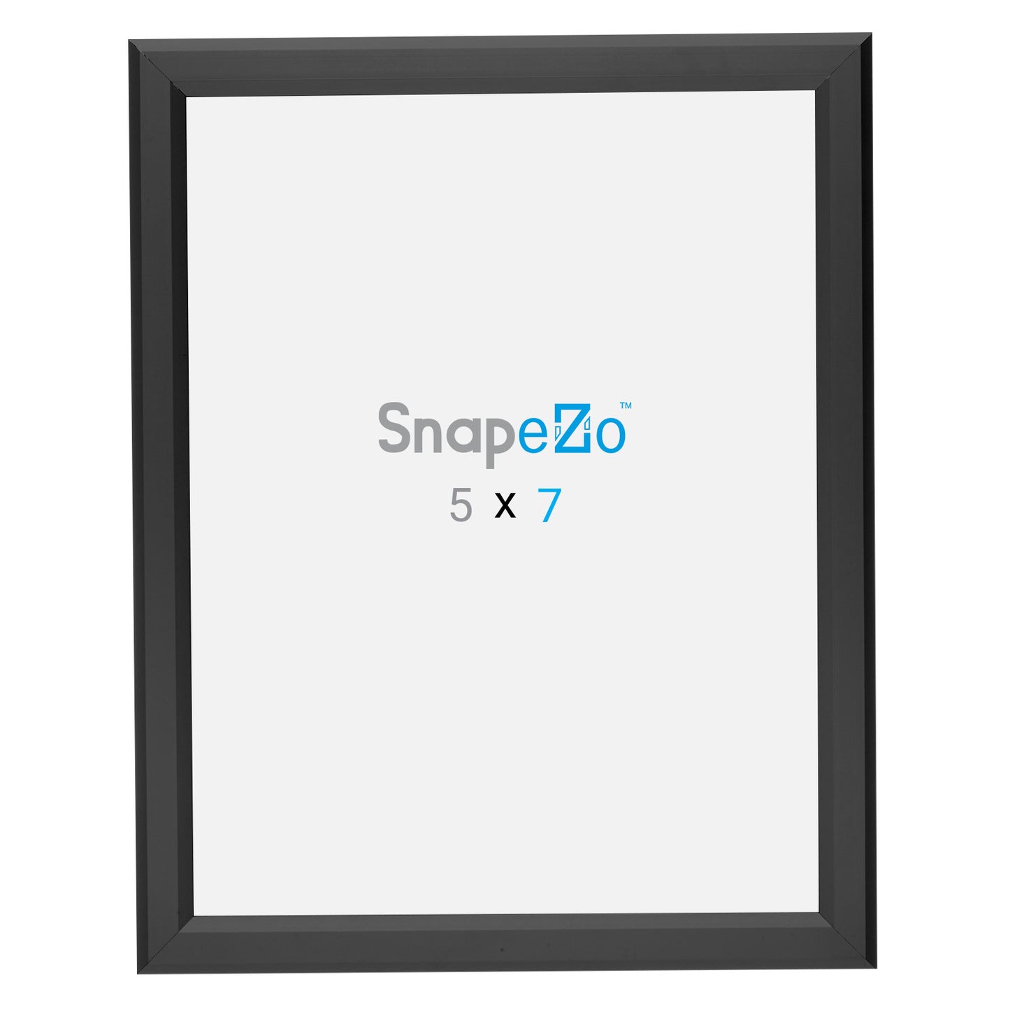 5x7 Black Photo Frame 0.8 Inch Snapezo®