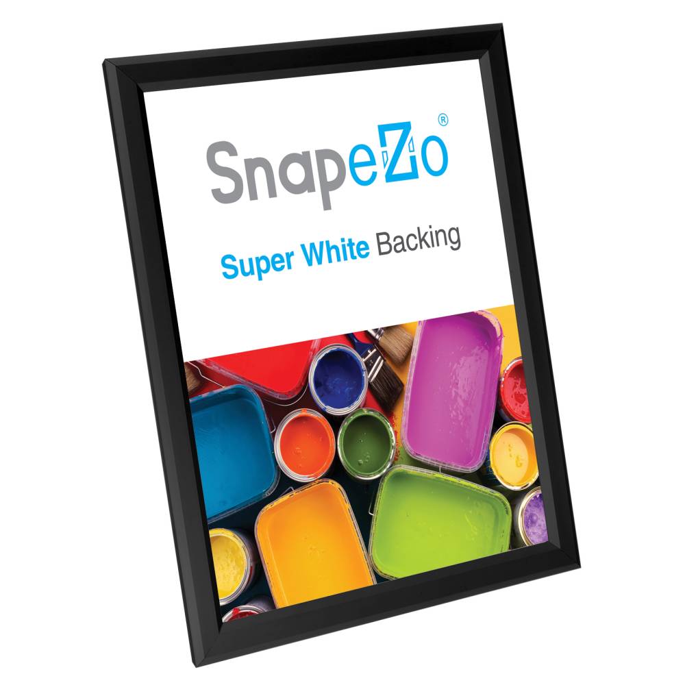 8.5x11 Black Certificate Frame 0.8 Inch Snapezo®