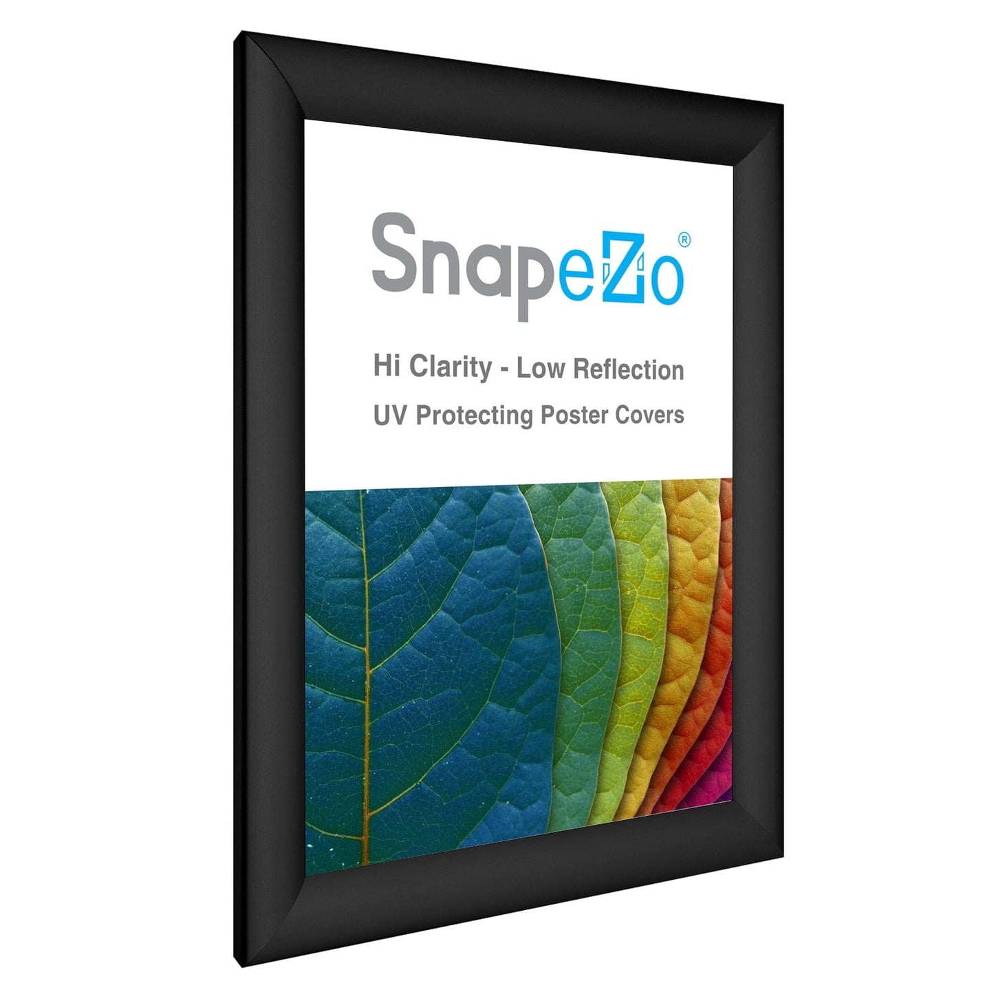 12x15 Black Snapezo® Snap Frame - 1.2" Profile