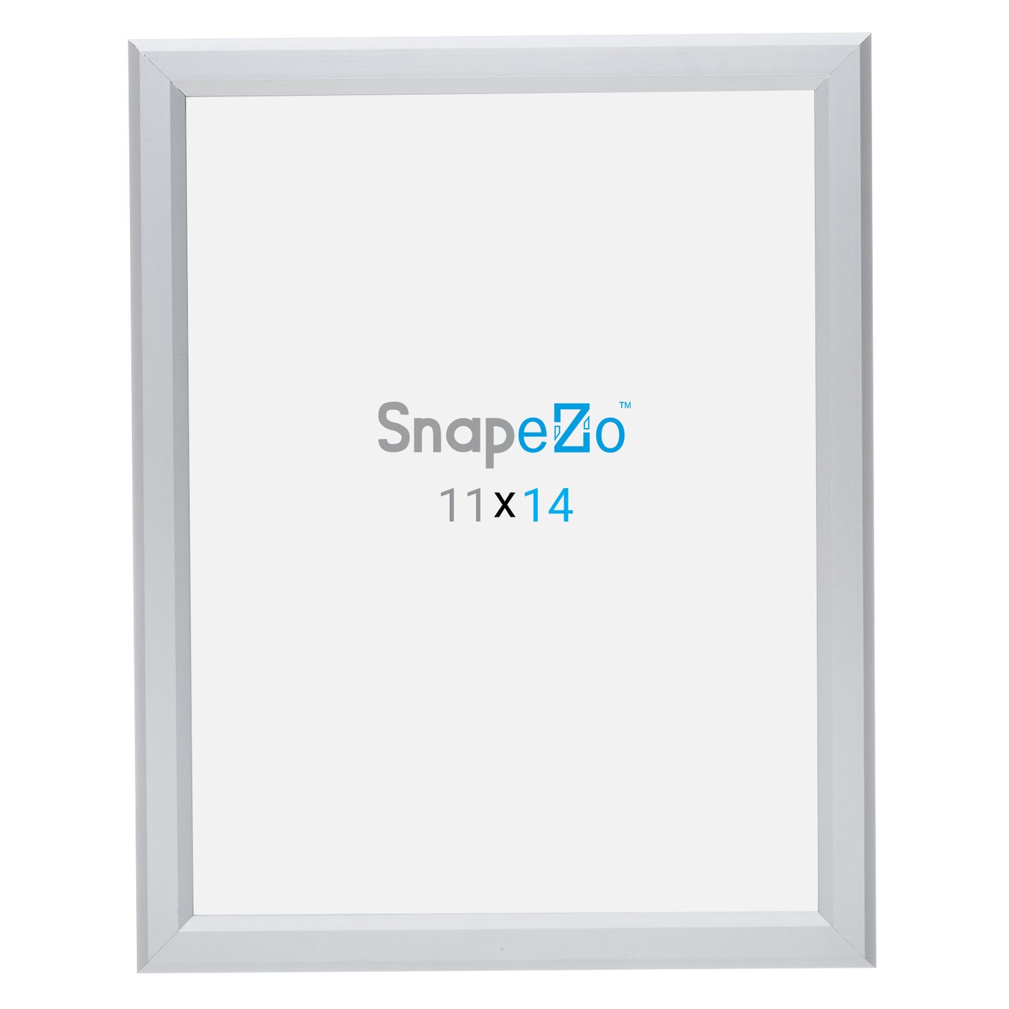 11x14 Silver Certificate Frame 0.8 Inch Snapezo®