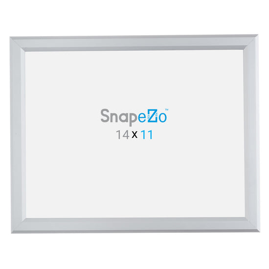 11x14 Silver Certificate Frame 0.8 Inch Snapezo®