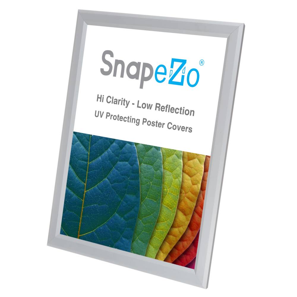 8.5x11 Silver Certificate Frame 0.8 Inch Snapezo®