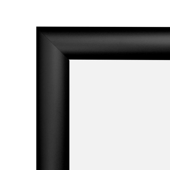 11x22 Black SnapeZo® Return Snap Frame - 1" Profile - Snap Frames Direct