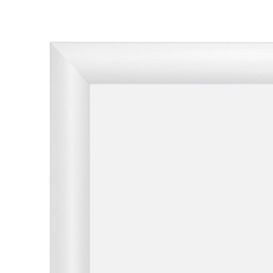 17x38 White SnapeZo® Snap Frame - 1.2" Profile - Snap Frames Direct