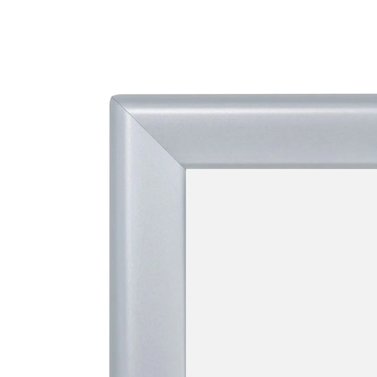 27x41 Silver SnapeZo® Locking - 1.25" Profile - Snap Frames Direct